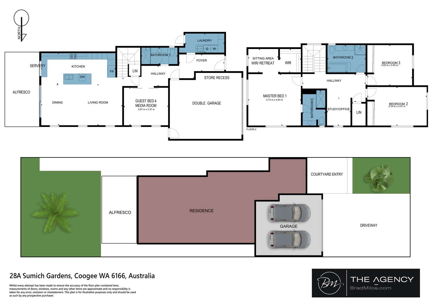 Floorplan of Homely house listing, 28A Sumich Gardens, Coogee WA 6166