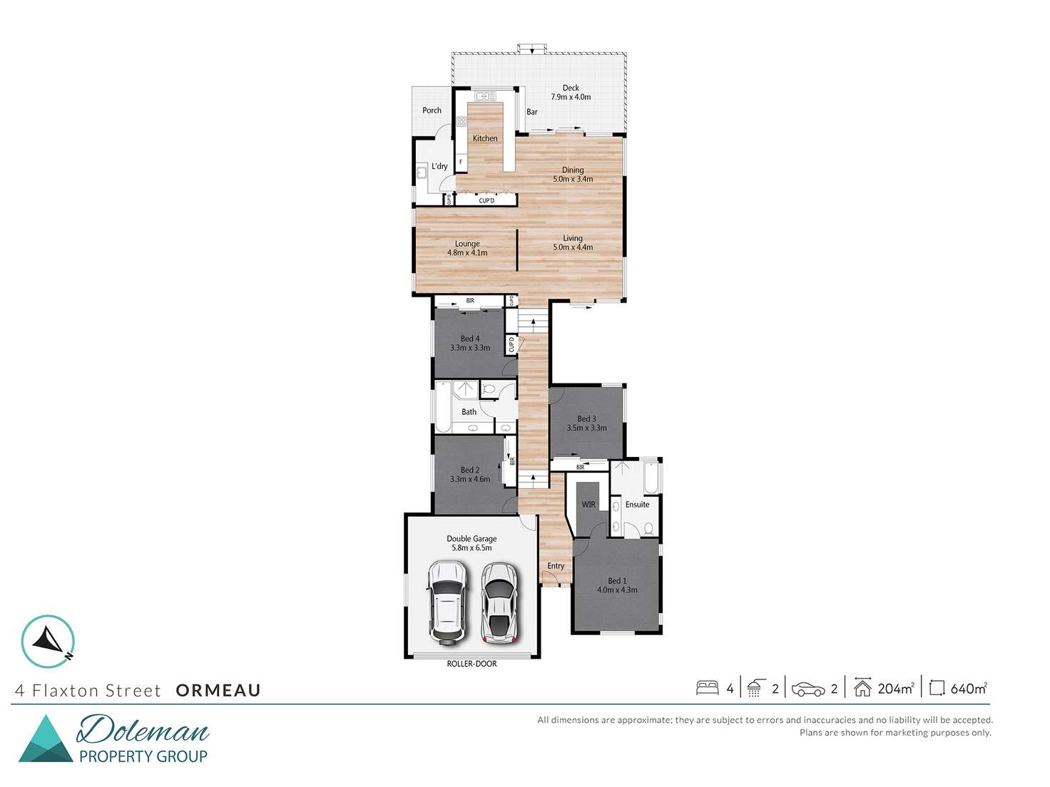 Floorplan of Homely house listing, 4 Flaxton Street, Ormeau QLD 4208