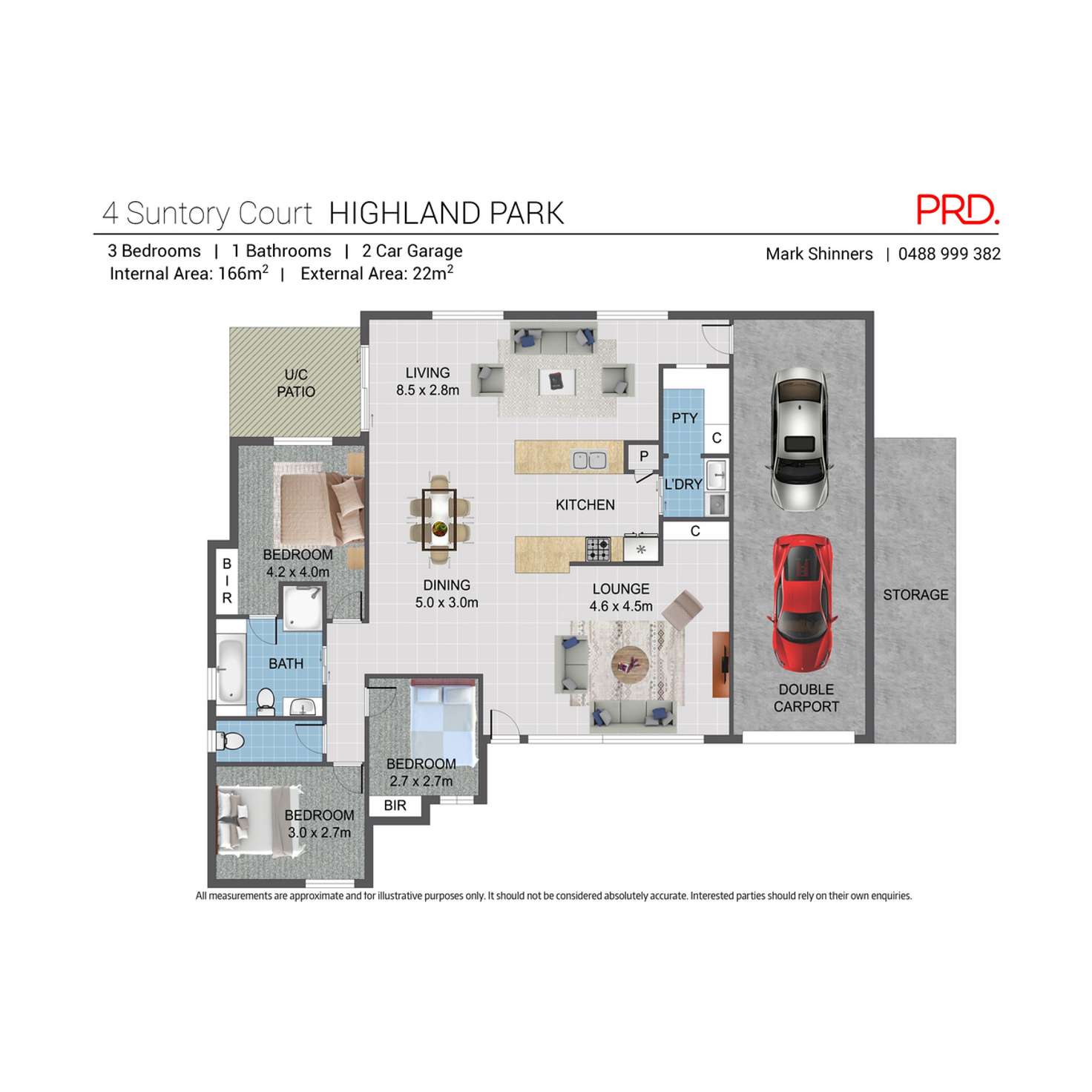 Floorplan of Homely house listing, 4 Suntory Court, Highland Park QLD 4211