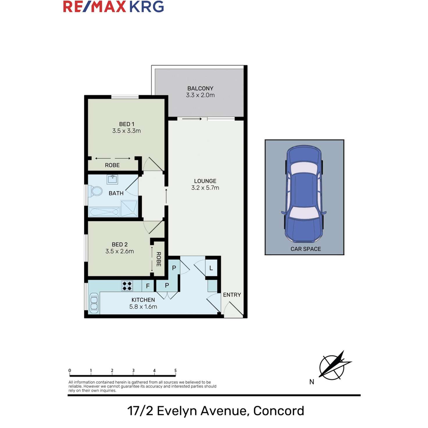 Floorplan of Homely apartment listing, 17/2 Evelyn Avenue, Concord NSW 2137