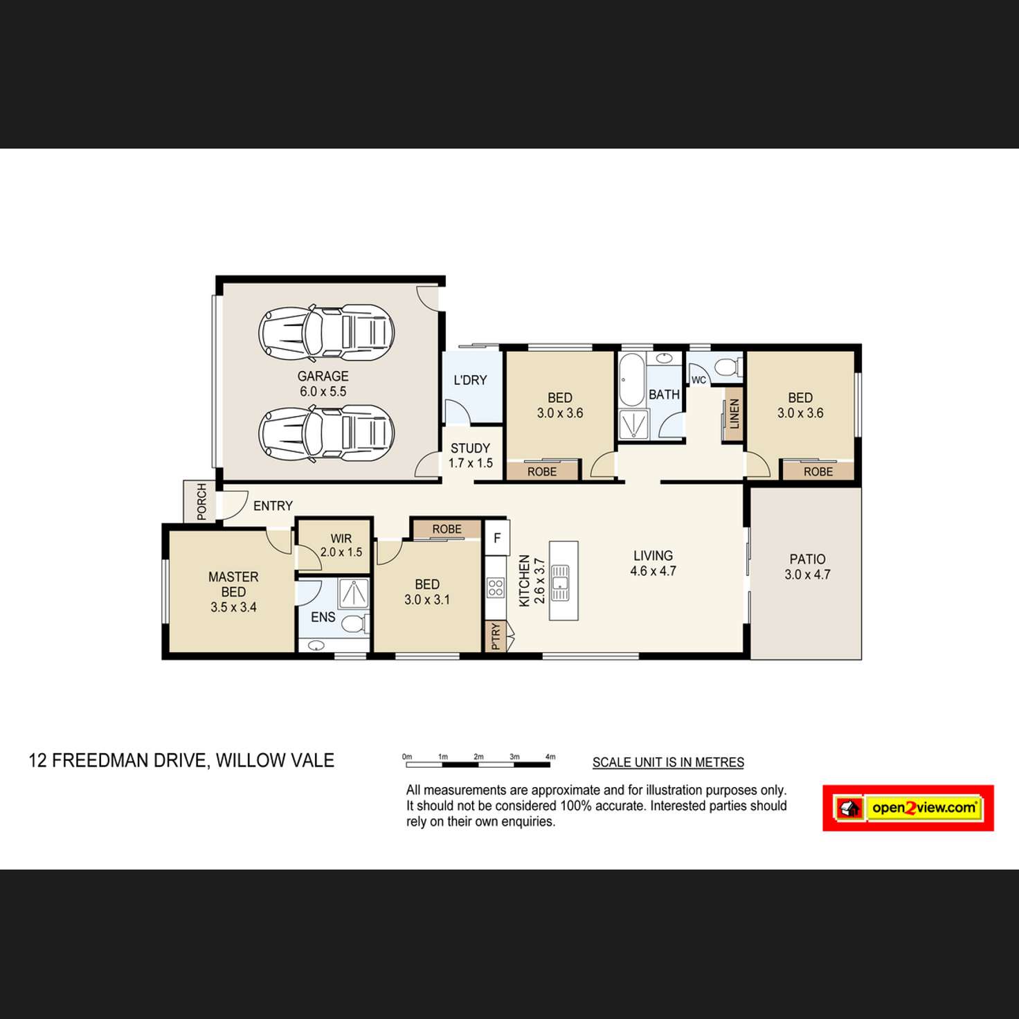 Floorplan of Homely house listing, 12 Freedman Drive, Willow Vale QLD 4209