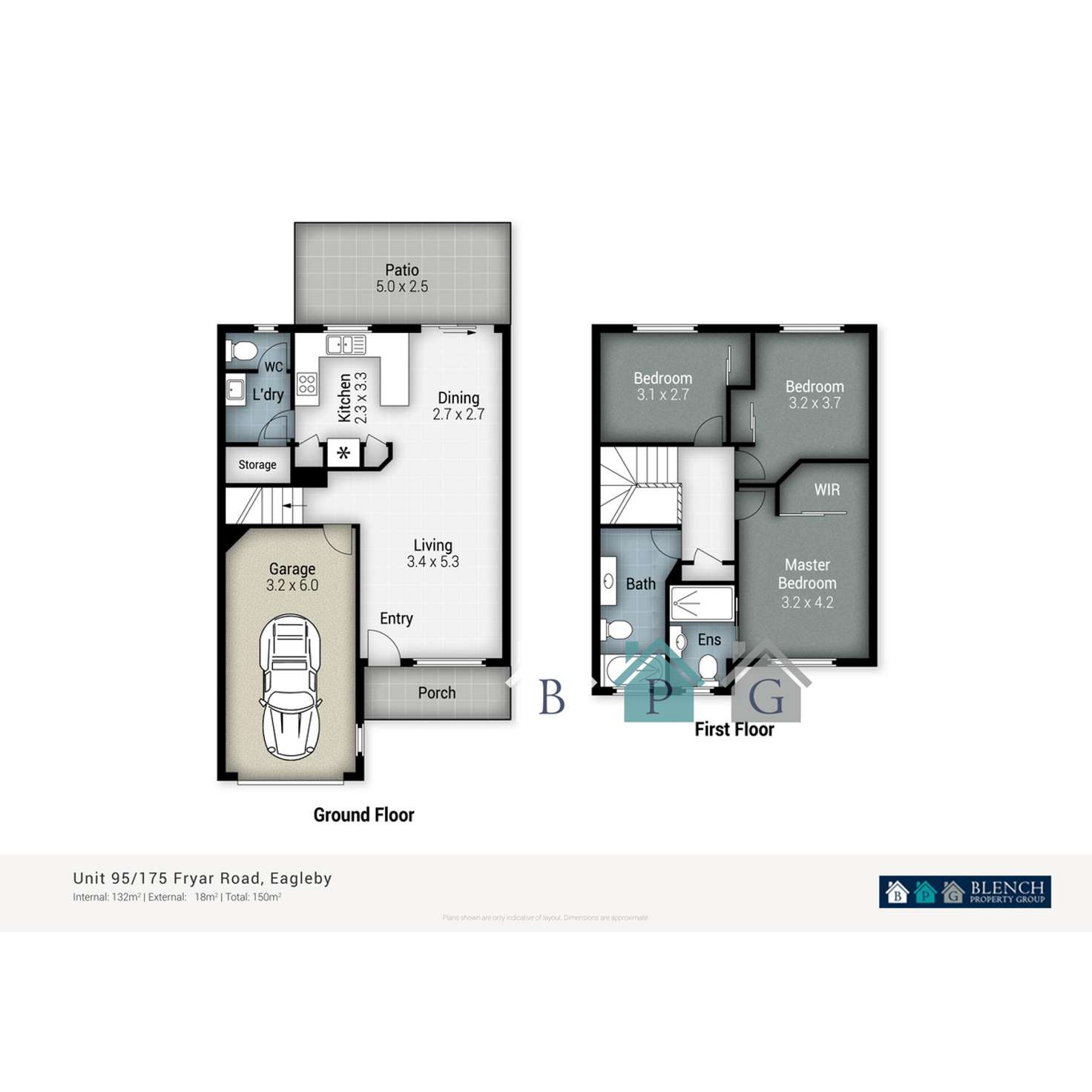 Floorplan of Homely townhouse listing, 95/175 Fryar Road, Eagleby QLD 4207