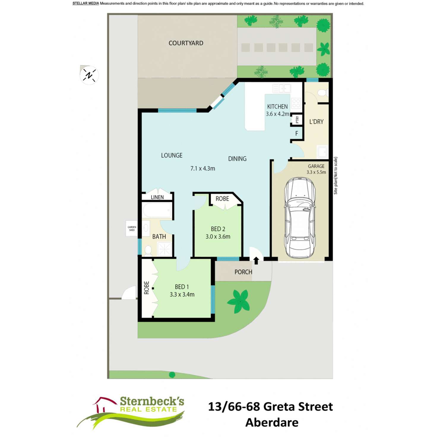 Floorplan of Homely unit listing, 13/66-68 Greta Street, Aberdare NSW 2325