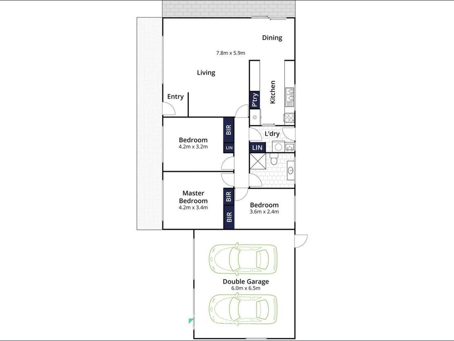 Floorplan of Homely house listing, 2 Timmins Crescent, Rye VIC 3941