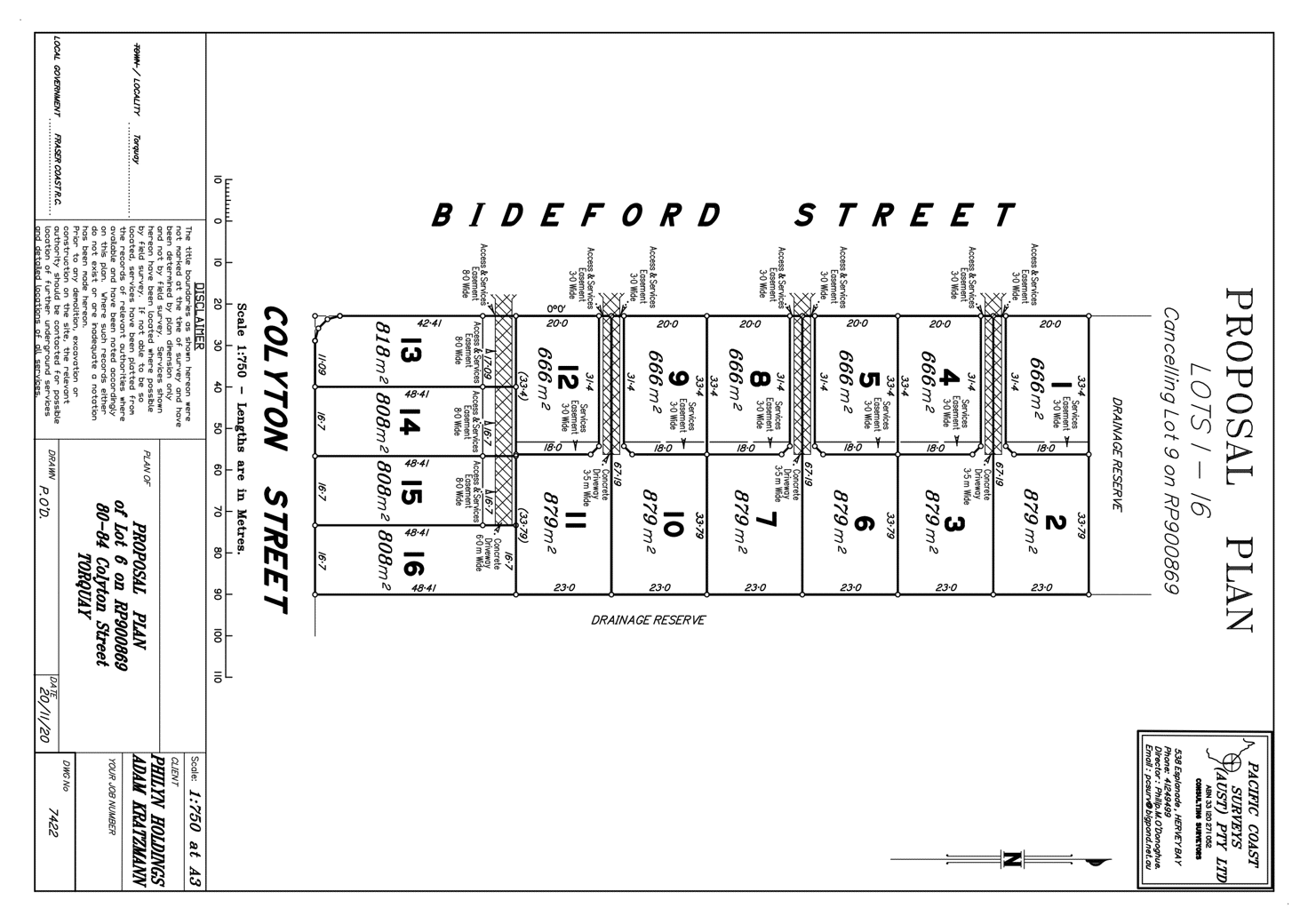 Floorplan of Homely residentialLand listing, LOT 1, 80-84 Colyton Street, Torquay QLD 4655