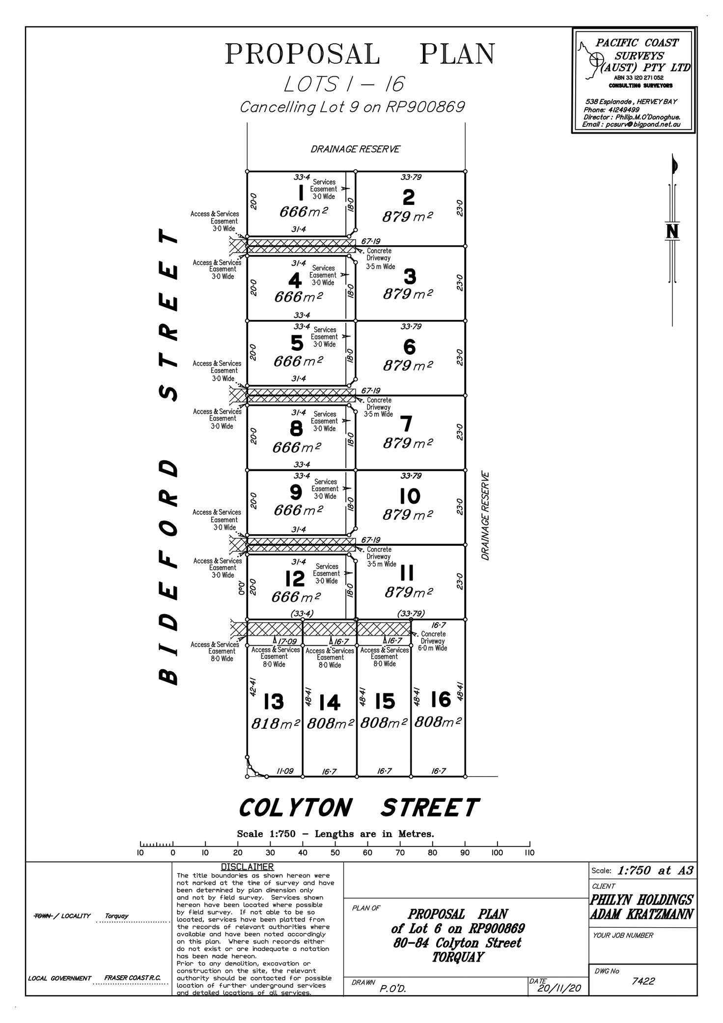 Floorplan of Homely residentialLand listing, LOT 12, 80-84 Colyton Street, Torquay QLD 4655