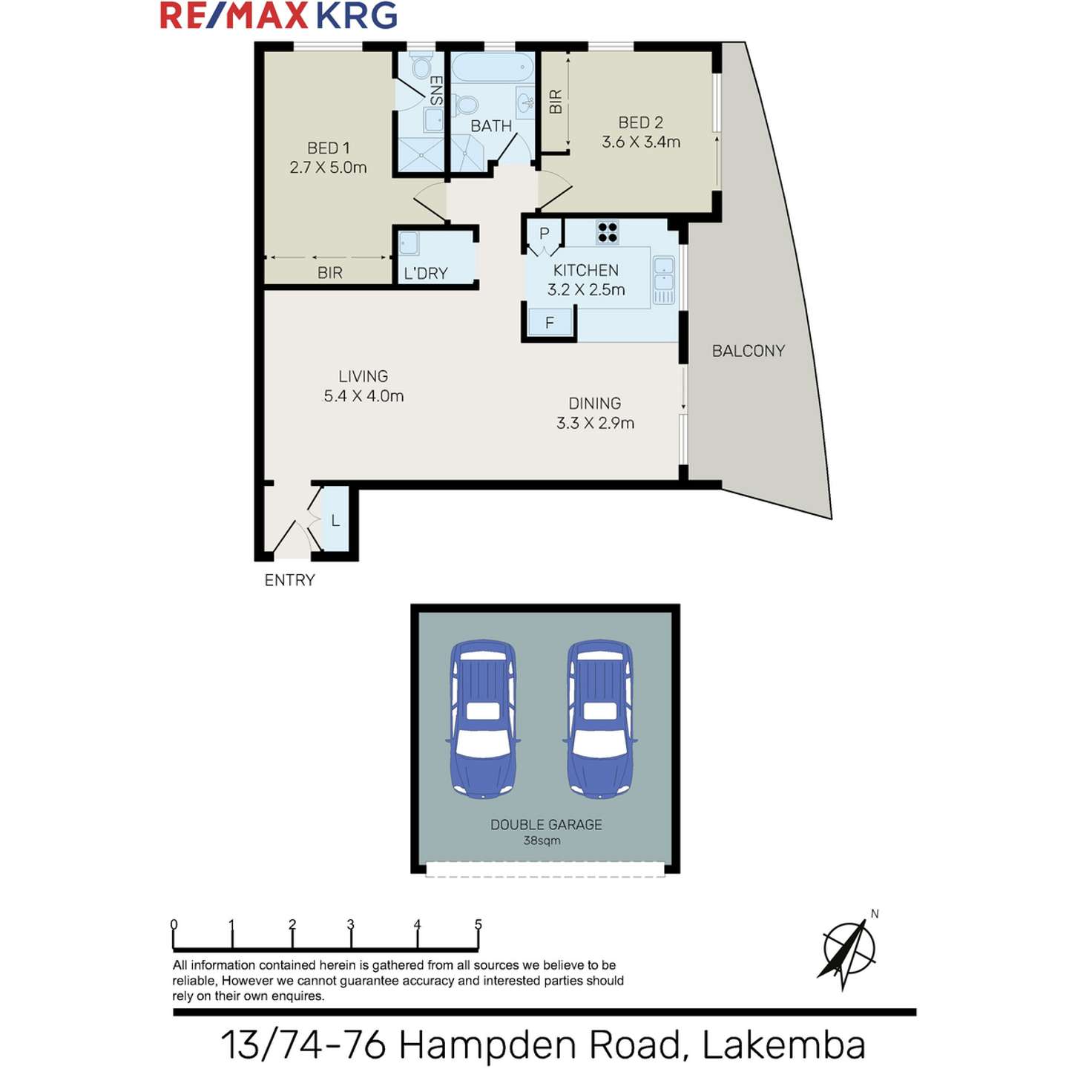 Floorplan of Homely apartment listing, 13/74-76 Hampden Road, Lakemba NSW 2195