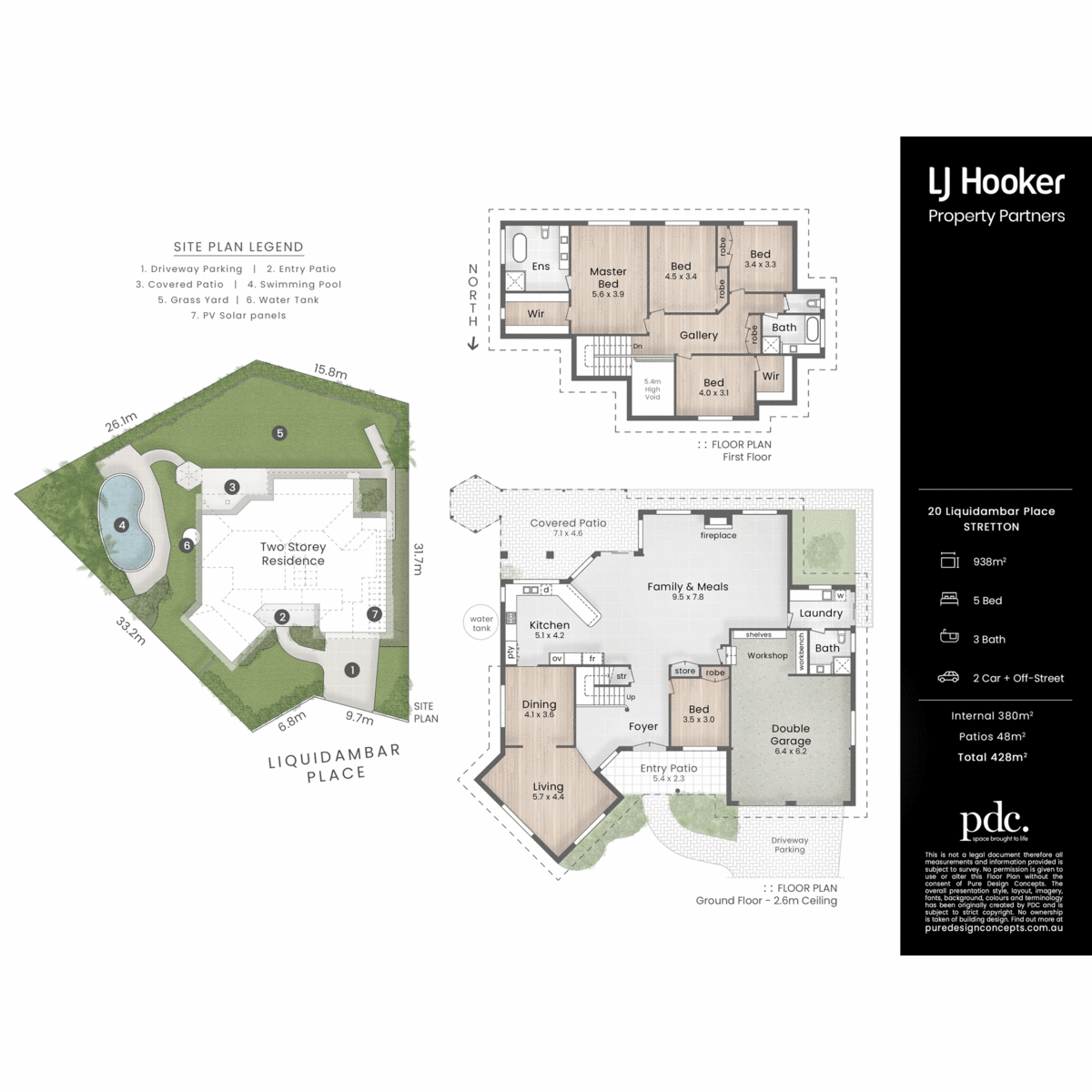 Floorplan of Homely house listing, 20 Liquidambar Place, Stretton QLD 4116