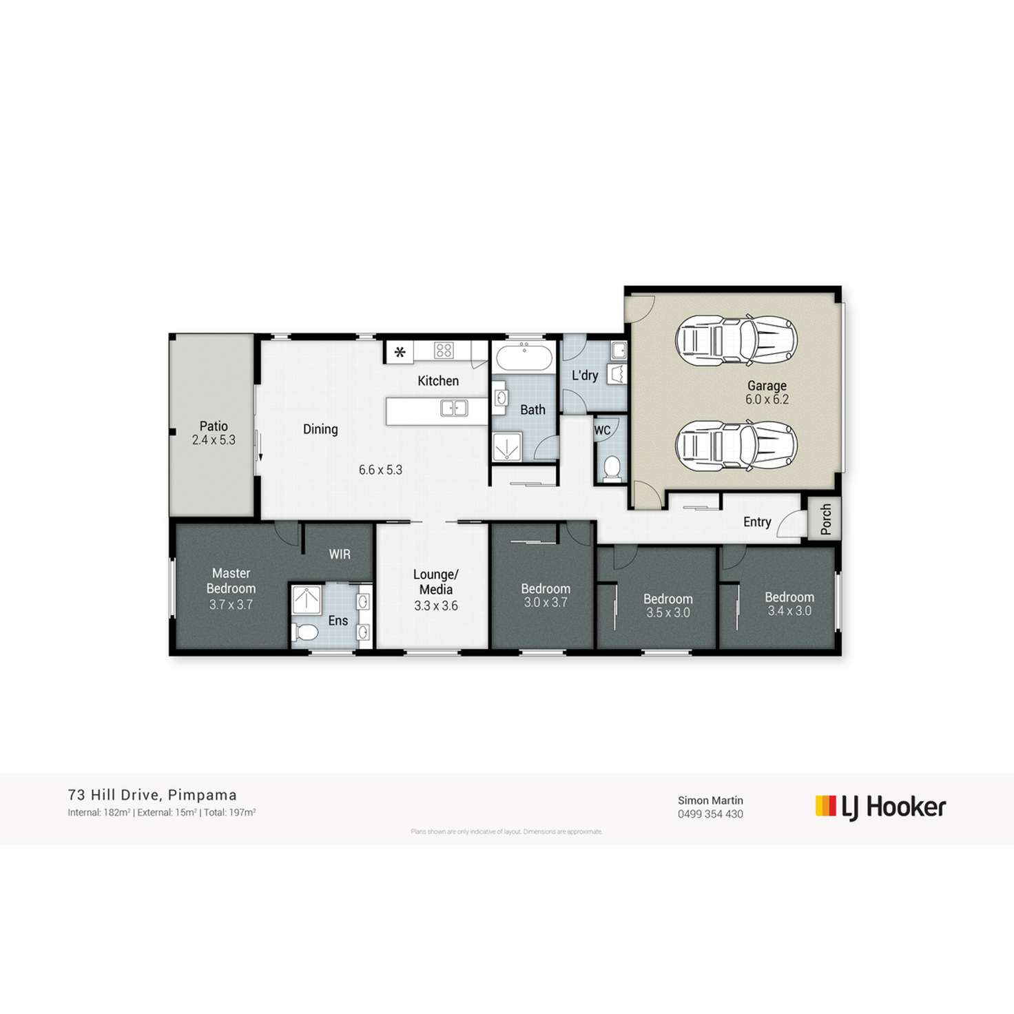 Floorplan of Homely house listing, 73 Hill Drive, Pimpama QLD 4209