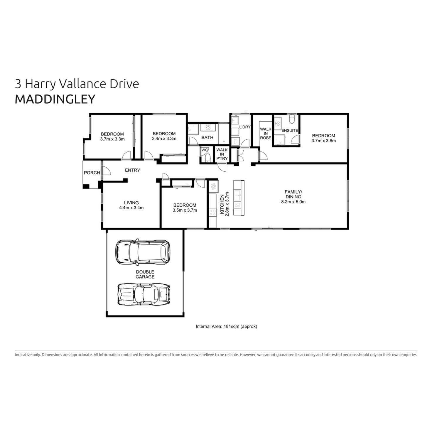 Floorplan of Homely house listing, 3 Harry Vallence Drive, Bacchus Marsh VIC 3340