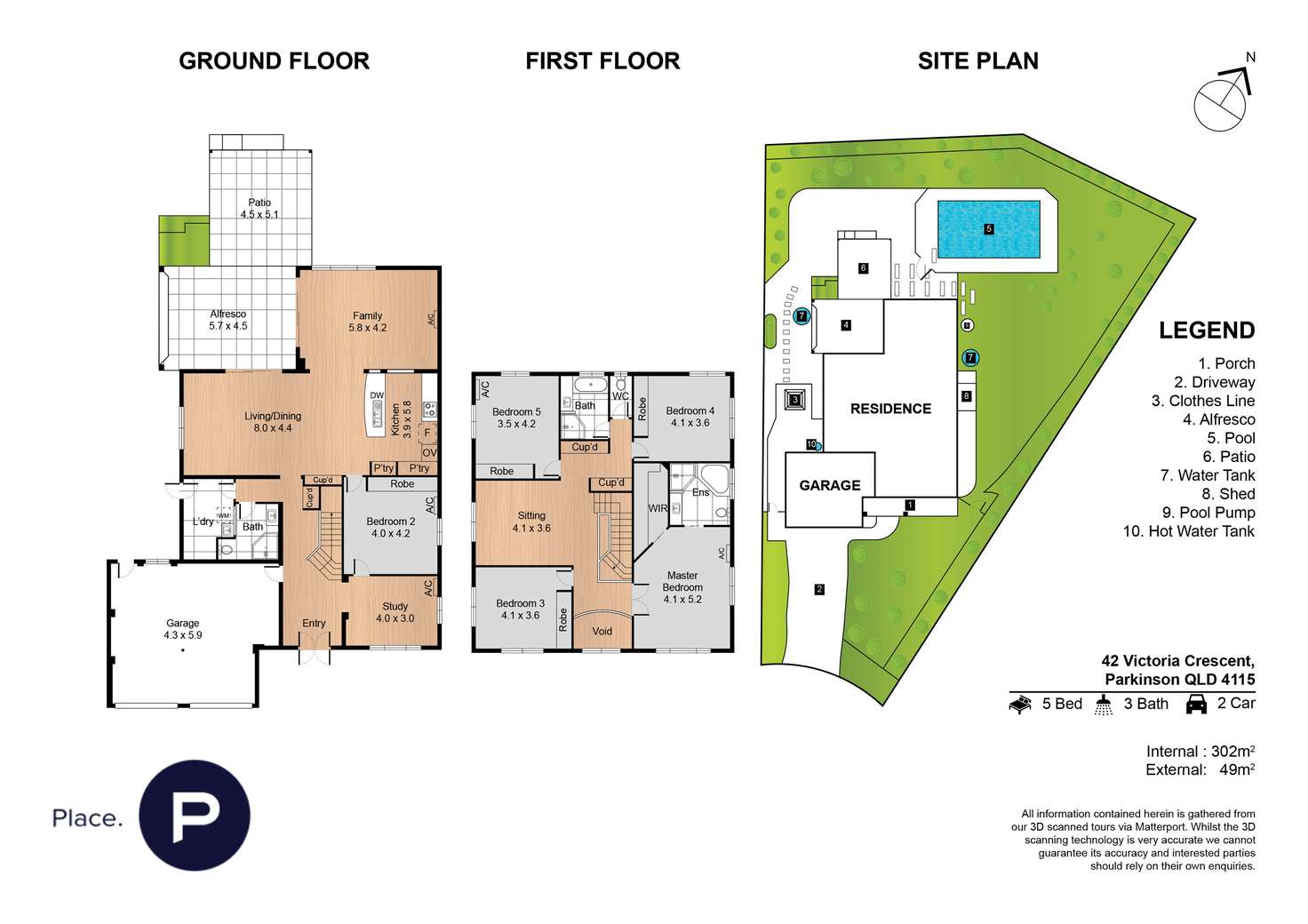 Floorplan of Homely house listing, 42 Victoria Crescent, Parkinson QLD 4115