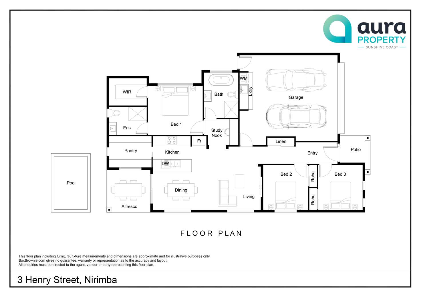 Floorplan of Homely house listing, 13 Henry Street, Nirimba QLD 4551