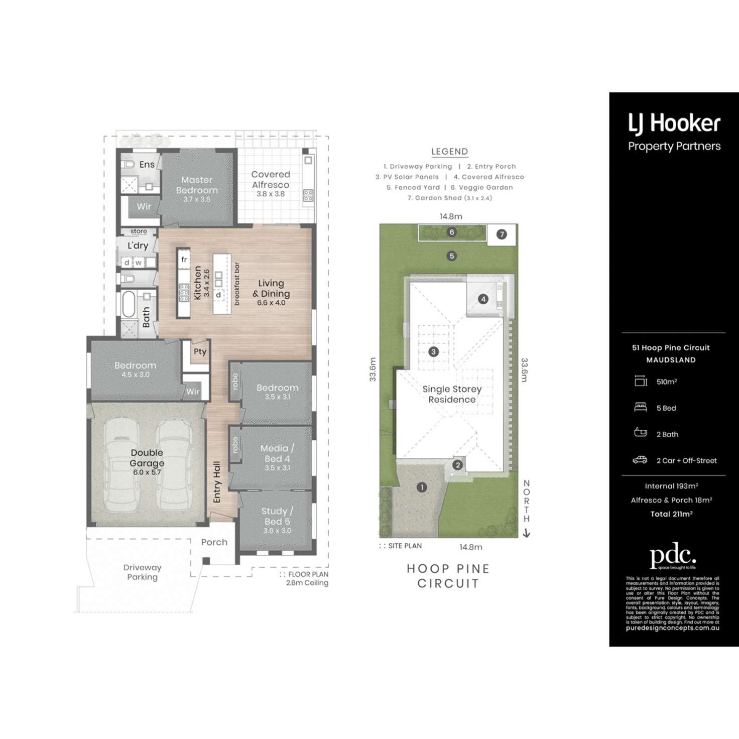 Floorplan of Homely house listing, 51 Hoop Pine Circuit, Maudsland QLD 4210