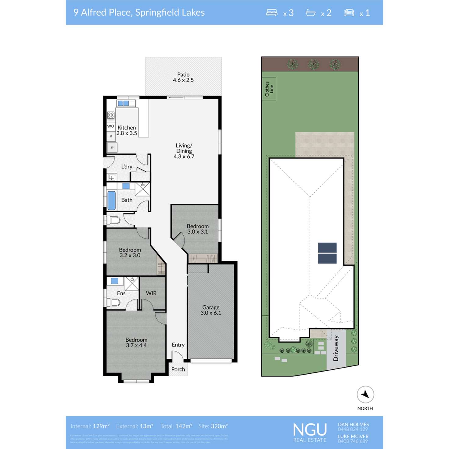 Floorplan of Homely house listing, 9 Alfred Place, Springfield Lakes QLD 4300