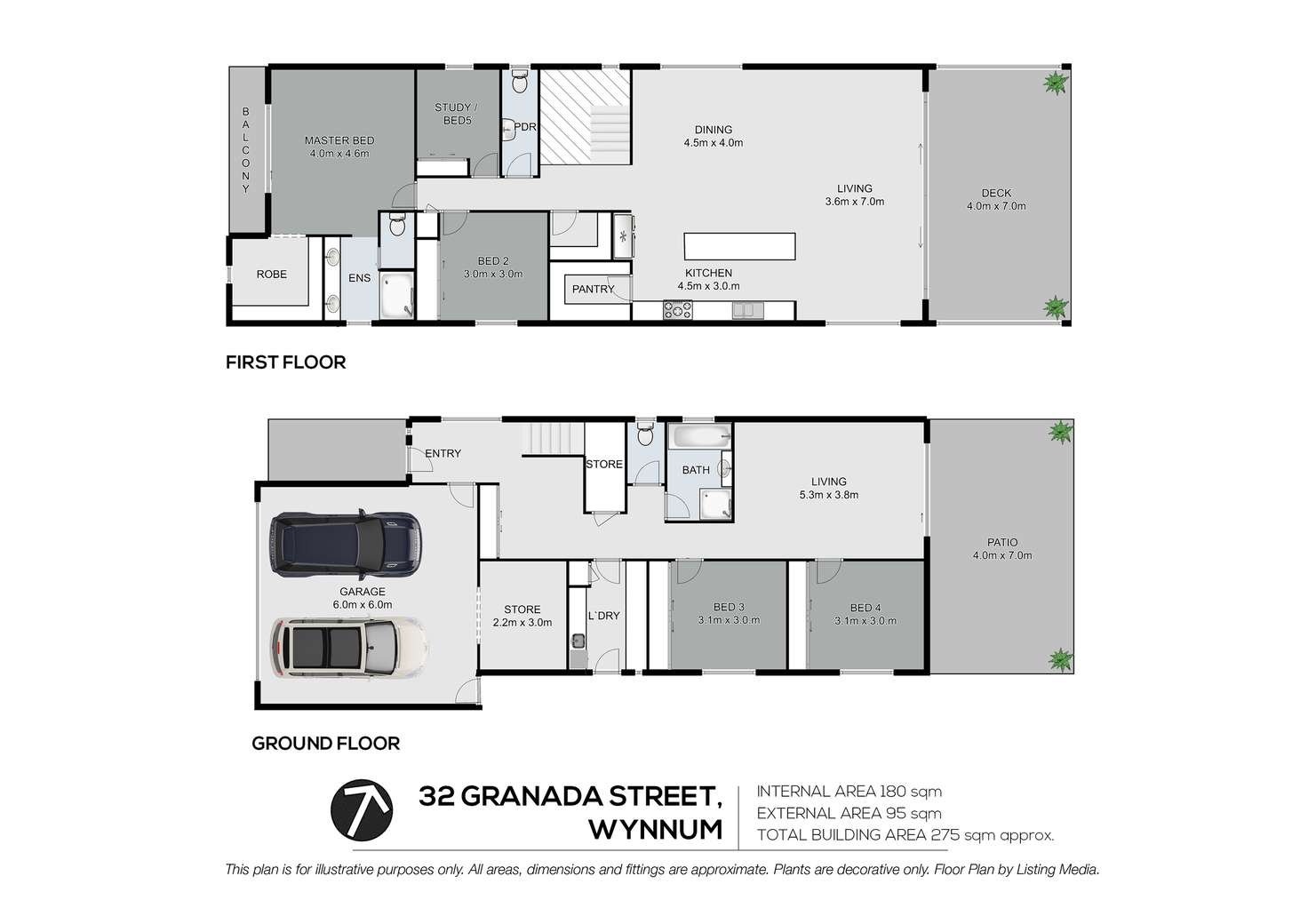 Floorplan of Homely house listing, 32 Granada Street, Wynnum QLD 4178