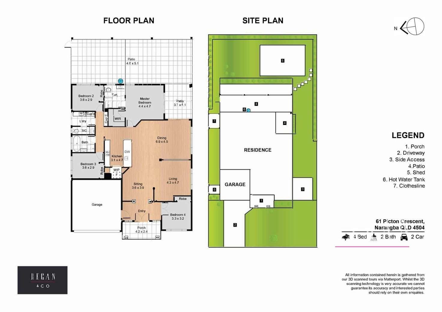 Floorplan of Homely house listing, 61 Picton Crescent, Narangba QLD 4504