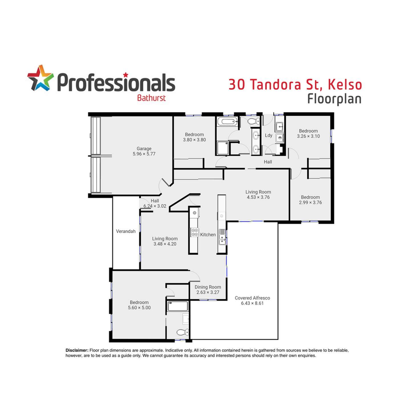 Floorplan of Homely house listing, 30 Tandora Street, Kelso NSW 2795