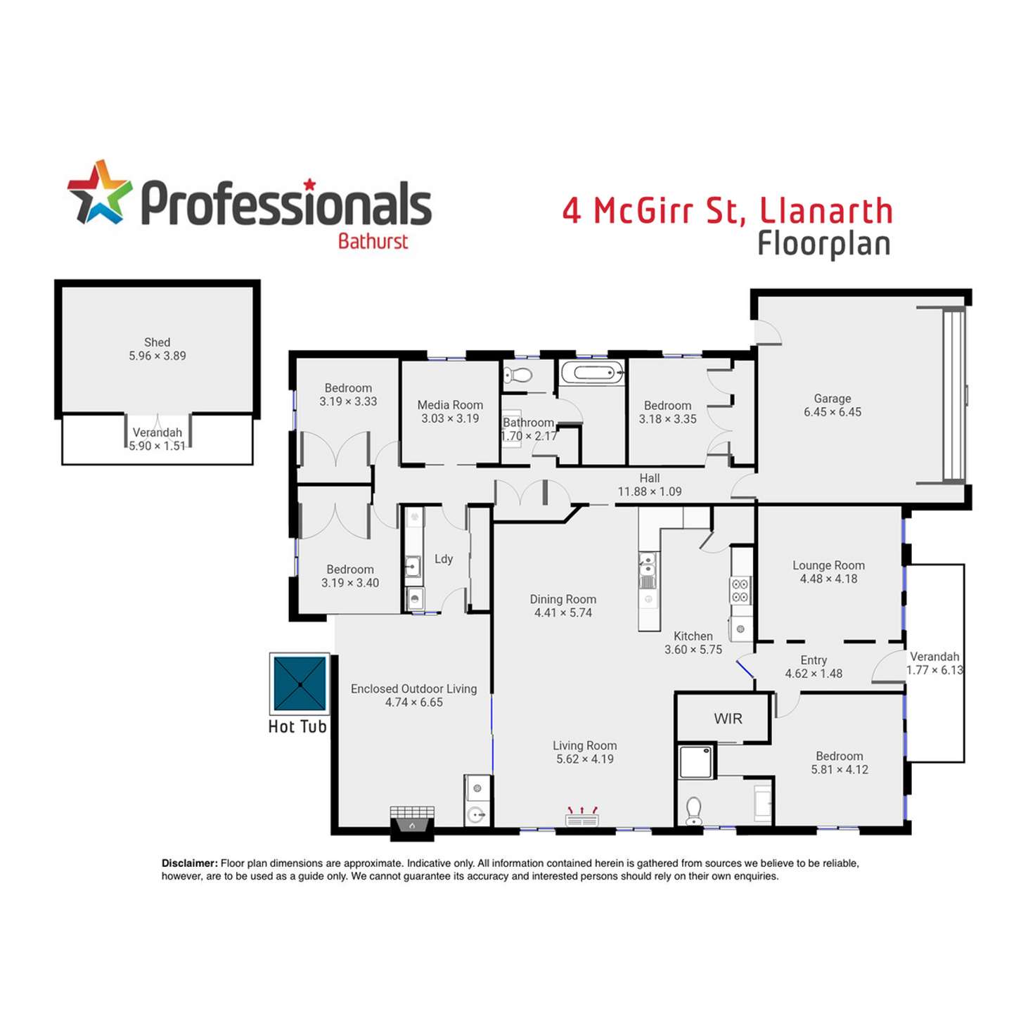 Floorplan of Homely house listing, 4 McGirr Street, Llanarth NSW 2795