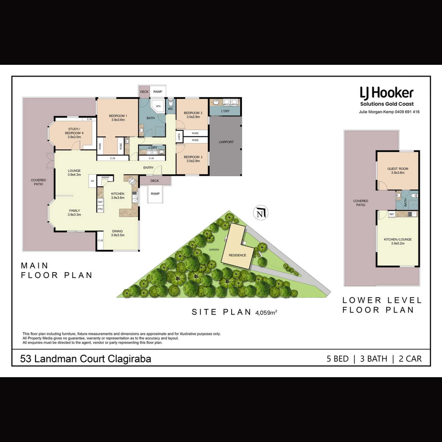 Floorplan of Homely house listing, 53 Landman Court, Clagiraba QLD 4211
