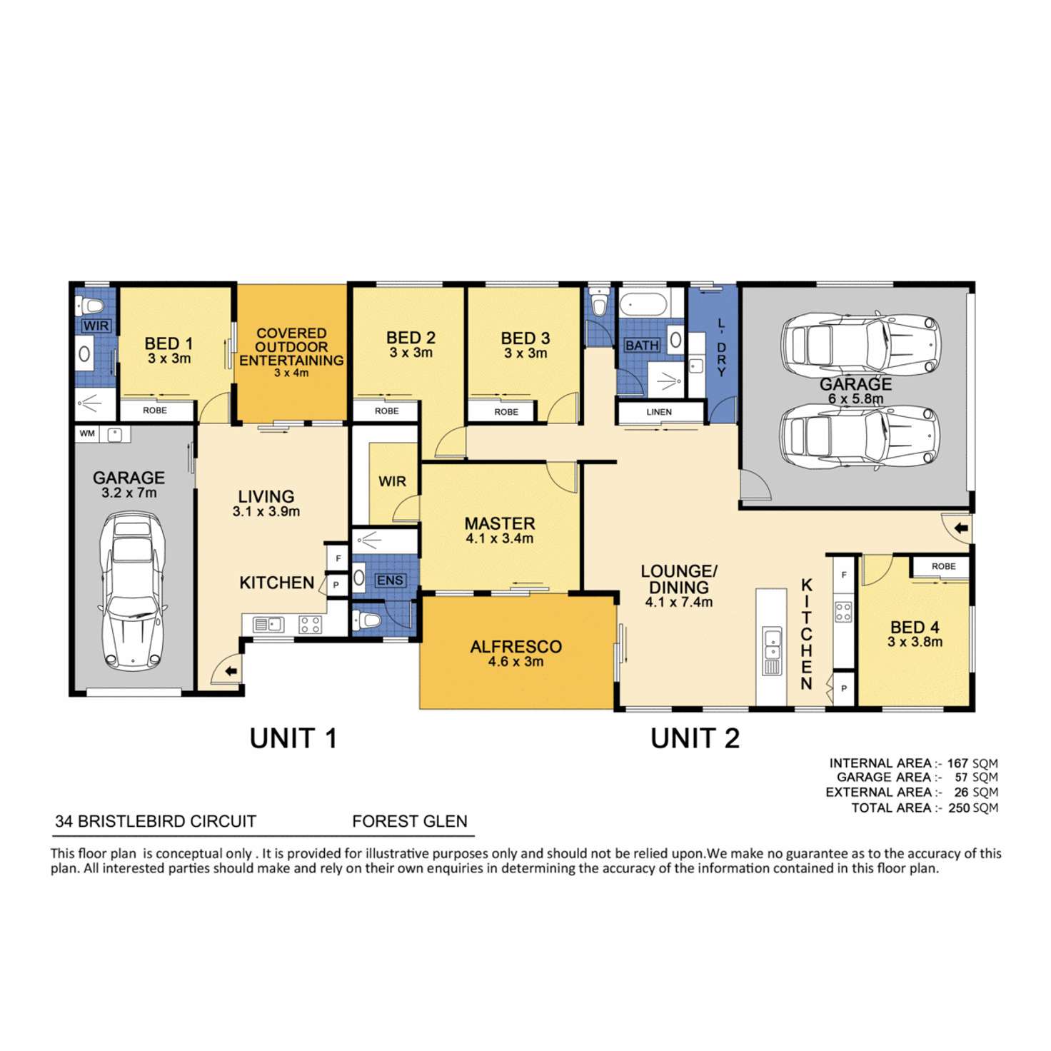Floorplan of Homely house listing, 34 Bristlebird Circuit, Forest Glen QLD 4556