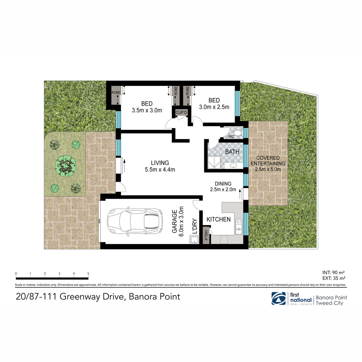 Floorplan of Homely villa listing, 20/87-111 Greenway Drive, Banora Point NSW 2486
