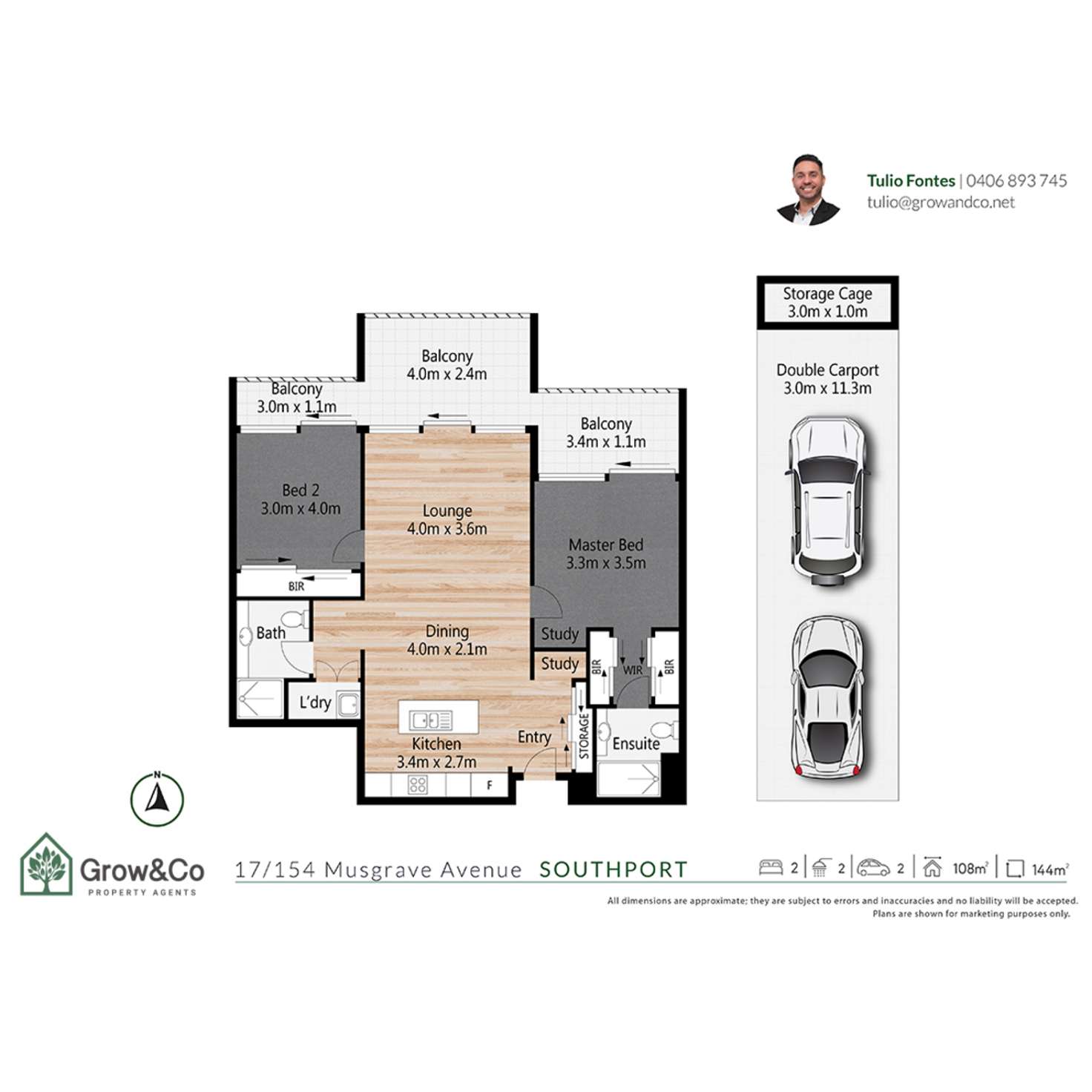 Floorplan of Homely unit listing, 17/154 Musgrave Avenue, Southport QLD 4215