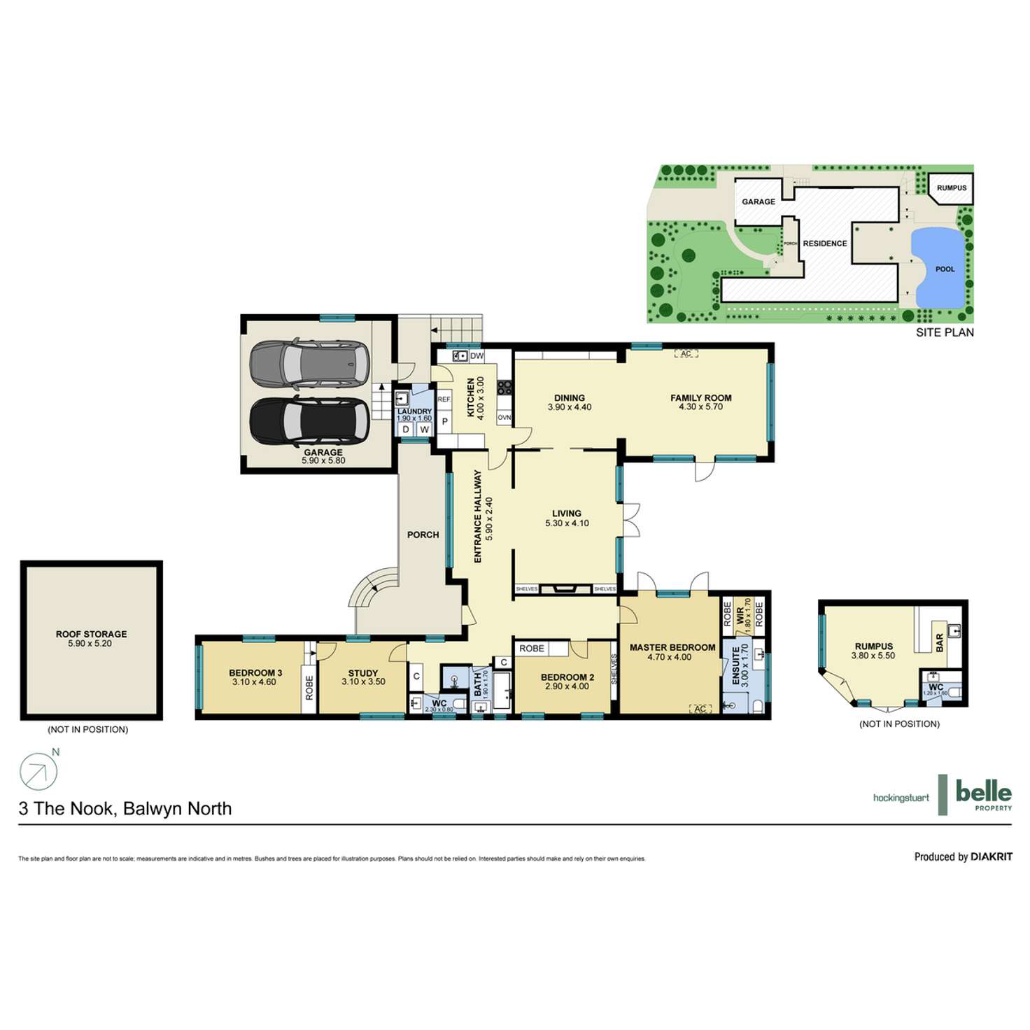 Floorplan of Homely house listing, 3 The Nook, Balwyn North VIC 3104