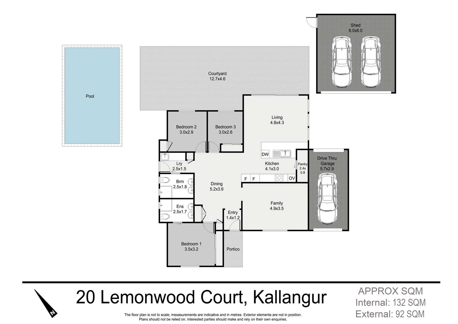Floorplan of Homely house listing, 20 Lemonwood Court, Kallangur QLD 4503