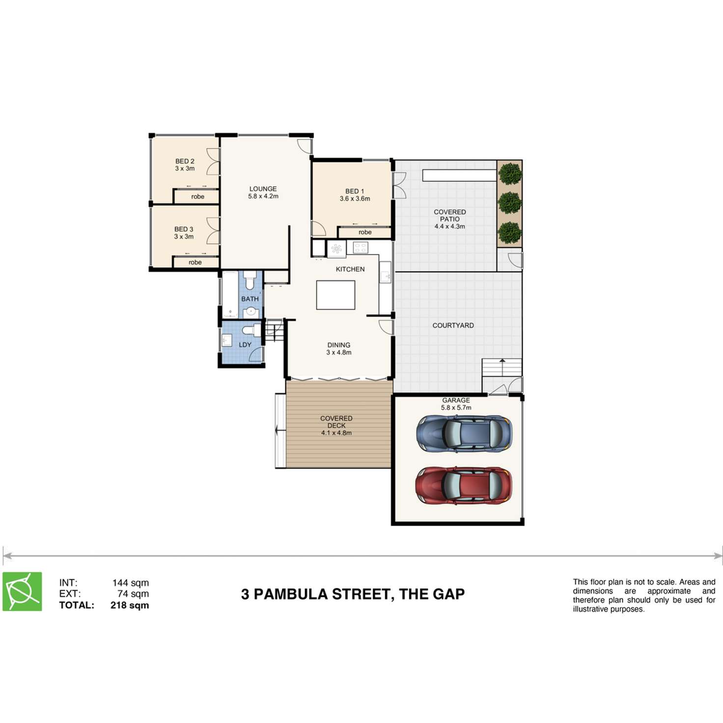 Floorplan of Homely house listing, 3 Pambula Street, The Gap QLD 4061