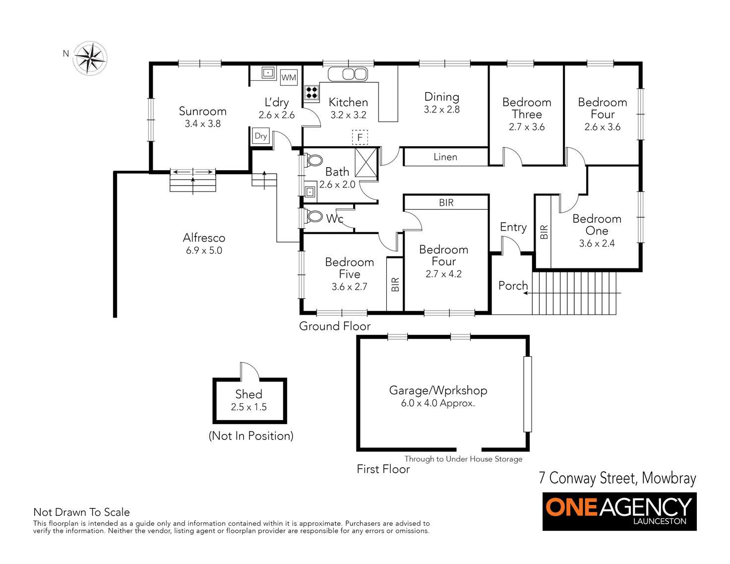 Floorplan of Homely house listing, 7 Conway Street, Mowbray TAS 7248