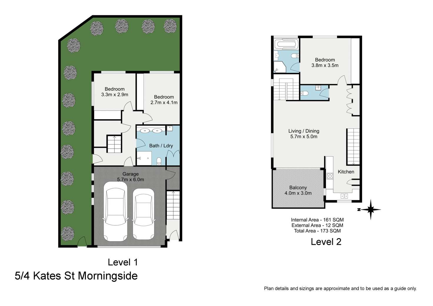 Floorplan of Homely townhouse listing, 5/4 Kates Street, Morningside QLD 4170