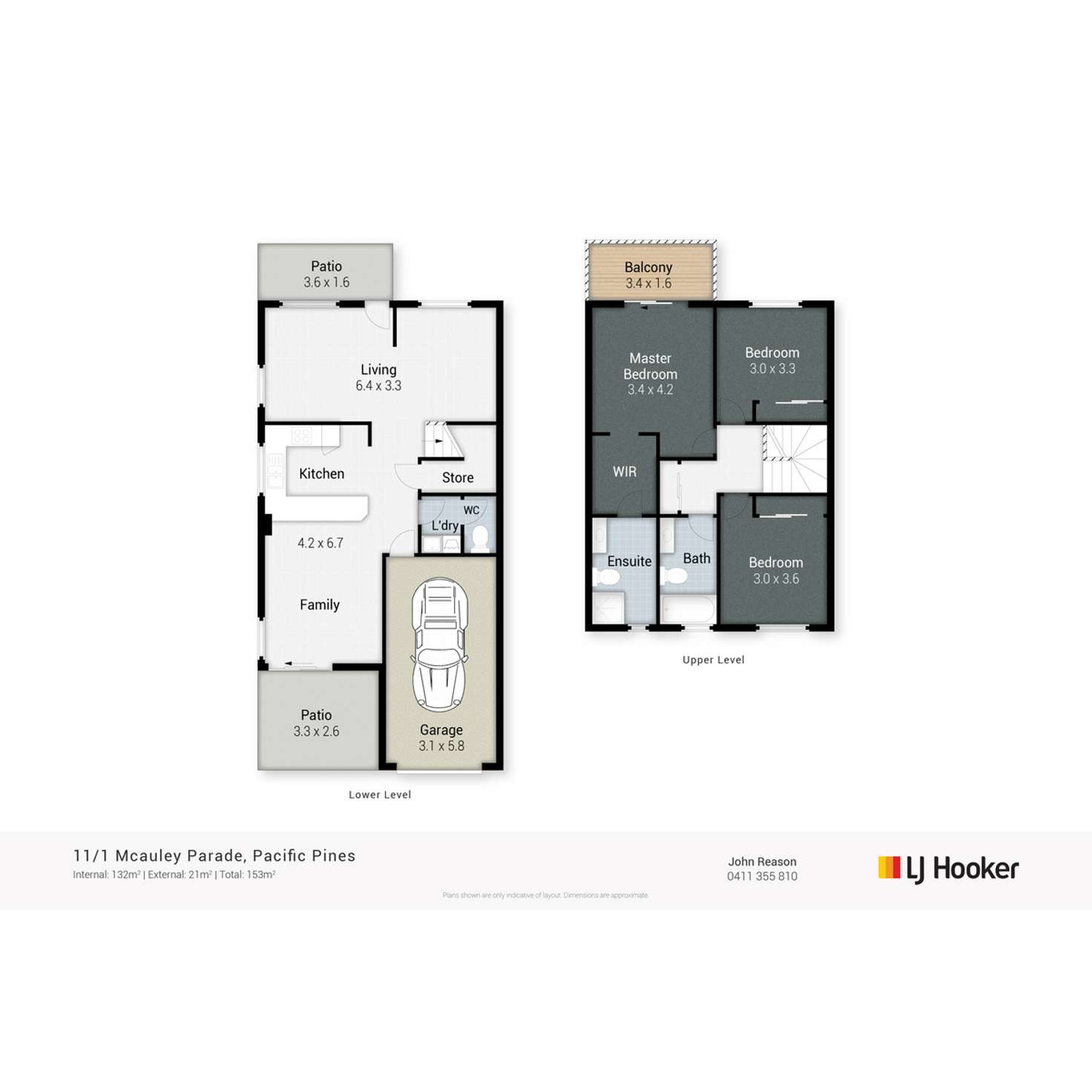 Floorplan of Homely unit listing, 11/1 McAuley Parade, Pacific Pines QLD 4211