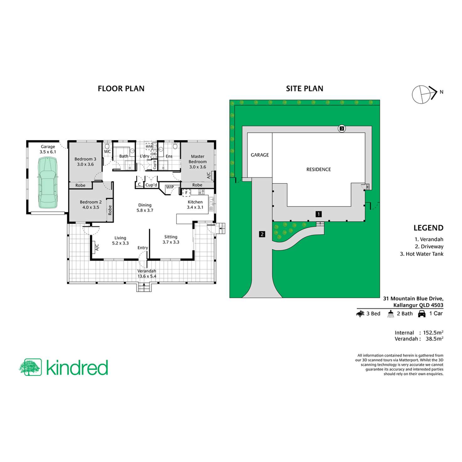 Floorplan of Homely house listing, 31 Mountain Blue Drive, Kallangur QLD 4503