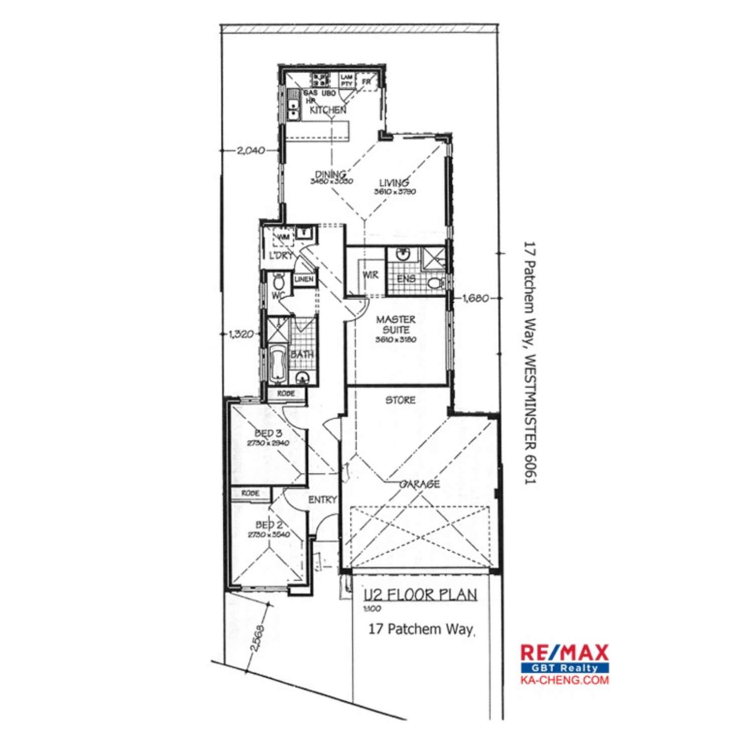 Floorplan of Homely house listing, A/17 Patchem Way, Westminster WA 6061