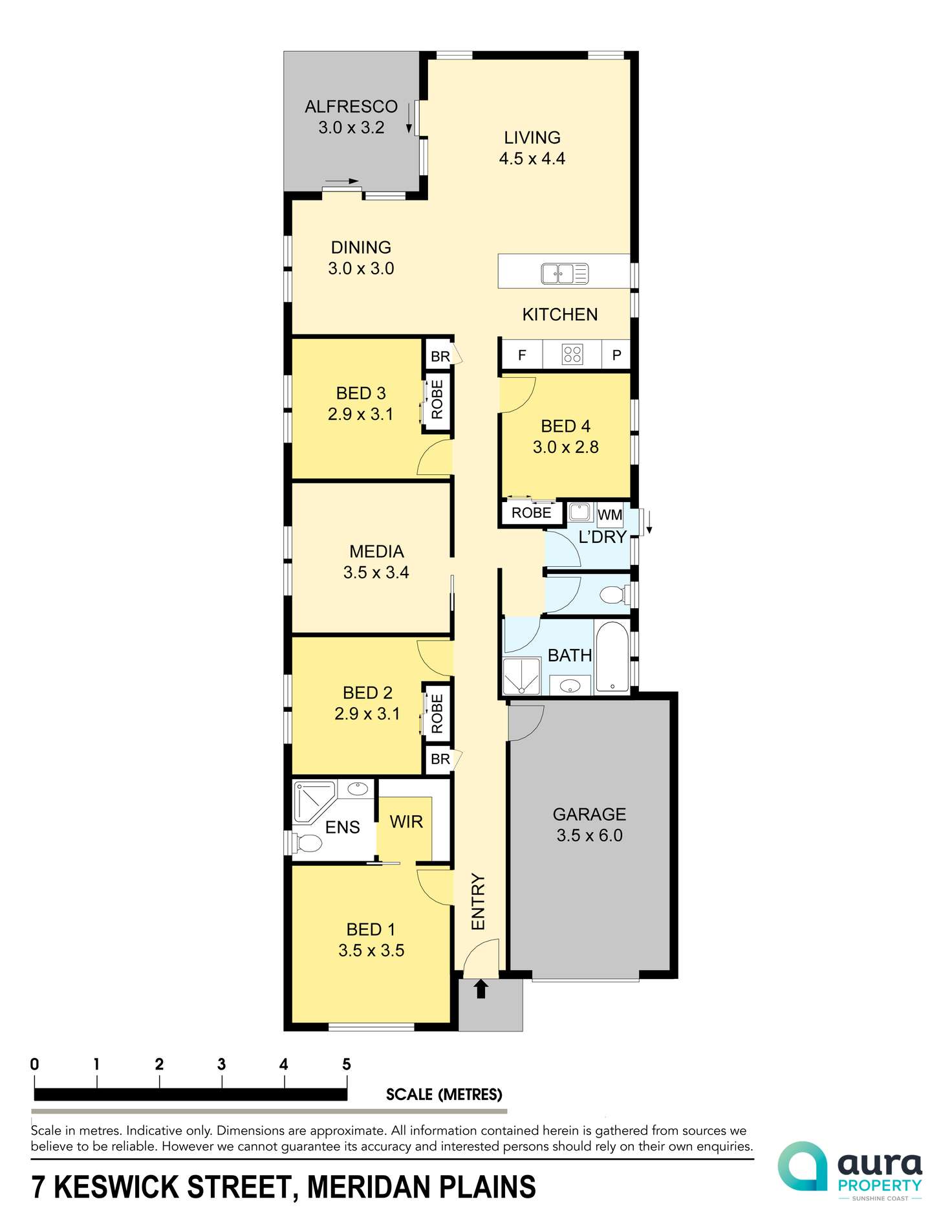 Floorplan of Homely house listing, 7 Keswick Street, Meridan Plains QLD 4551
