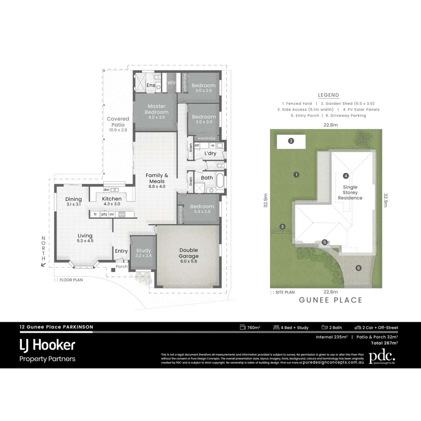 Floorplan of Homely house listing, 12 Gunee Place, Parkinson QLD 4115