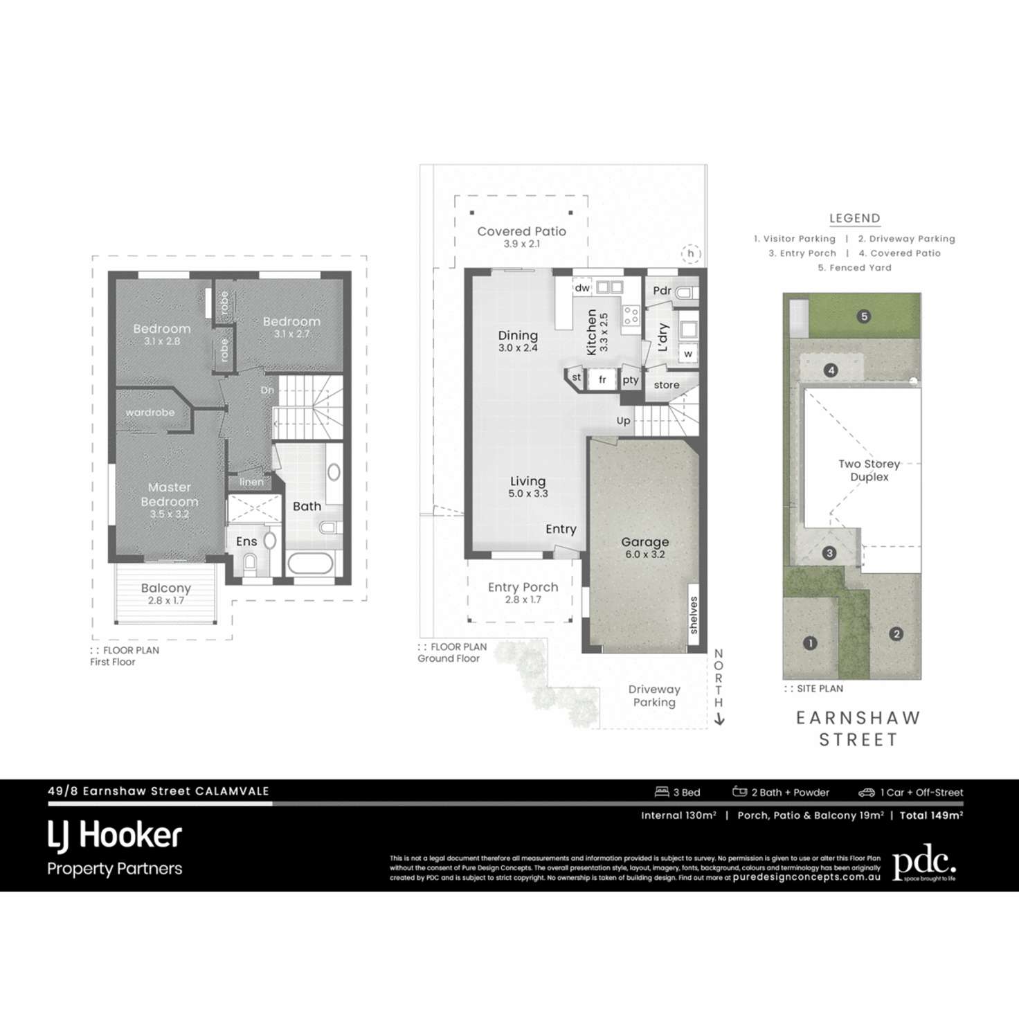 Floorplan of Homely townhouse listing, 49/8 Earnshaw Street, Calamvale QLD 4116