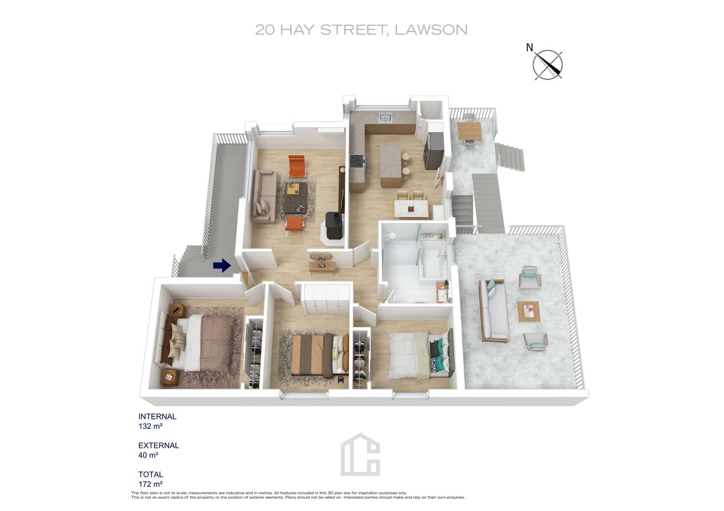 Floorplan of Homely house listing, 20 Hay Street, Lawson NSW 2783