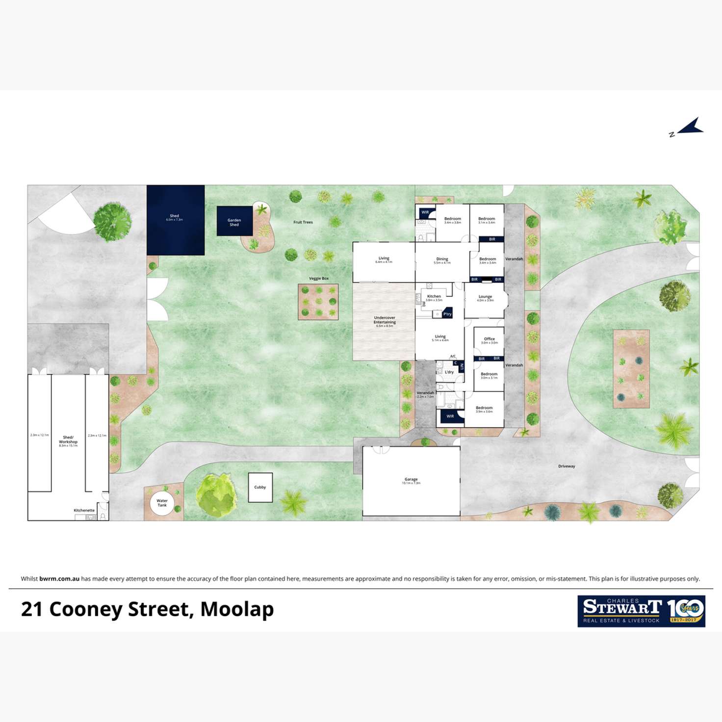 Floorplan of Homely lifestyle listing, 21 Cooney Street, Moolap VIC 3224