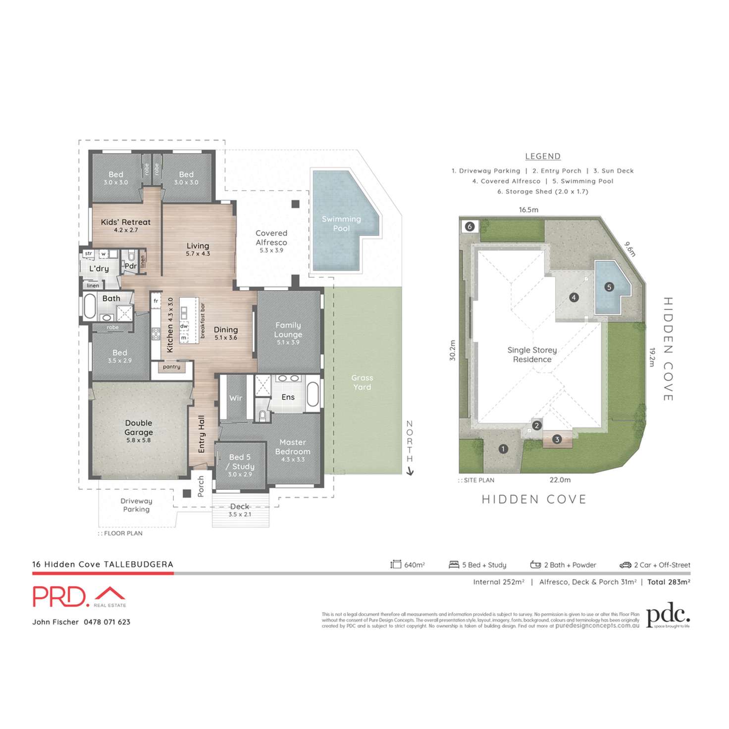 Floorplan of Homely house listing, 16 Hidden Cove, Tallebudgera QLD 4228