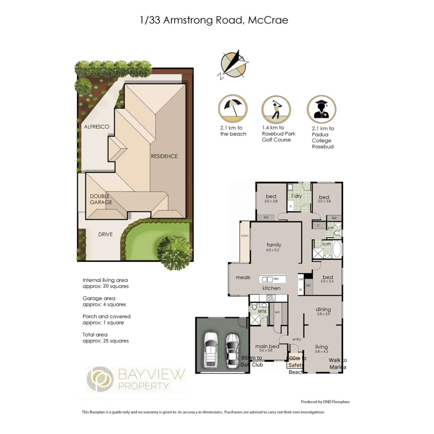 Floorplan of Homely house listing, 33 Armstrong Road, Mccrae VIC 3938