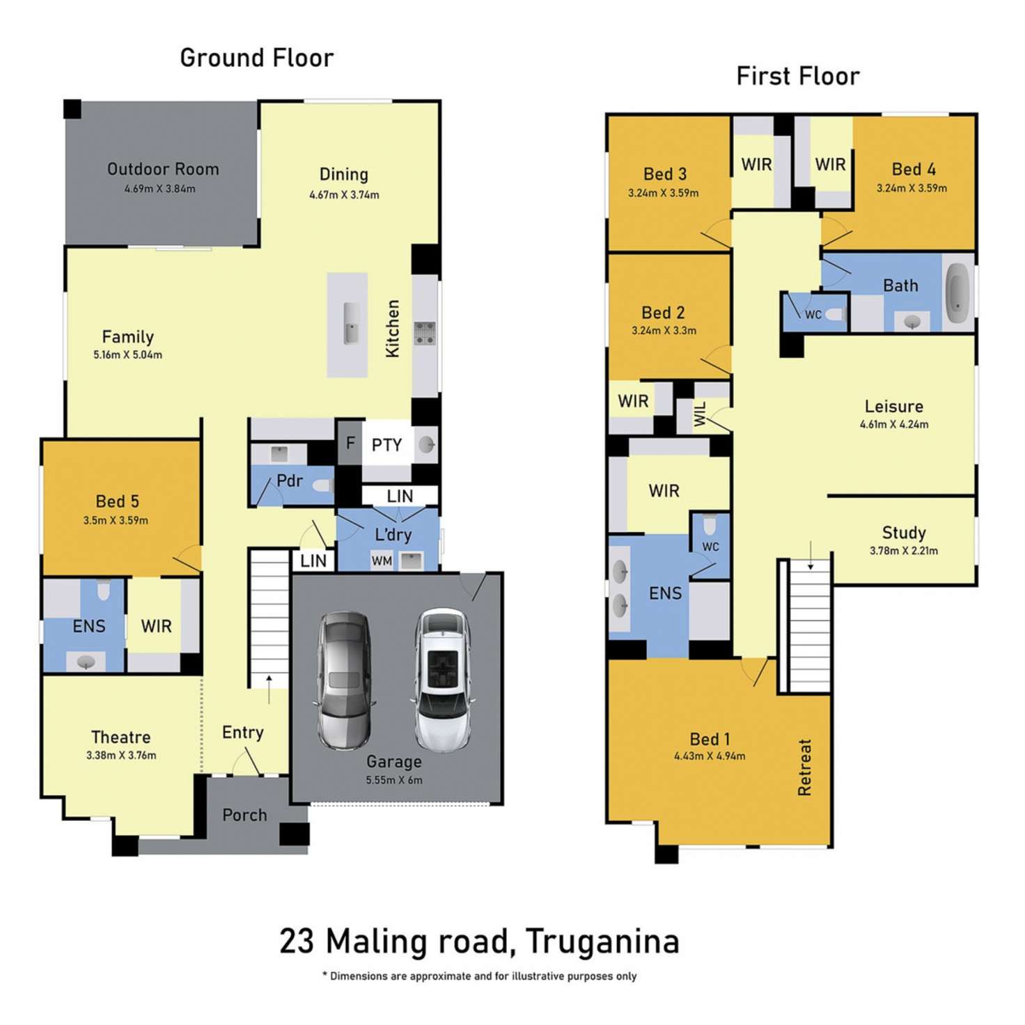 Floorplan of Homely house listing, 23 Maling Road, Truganina VIC 3029