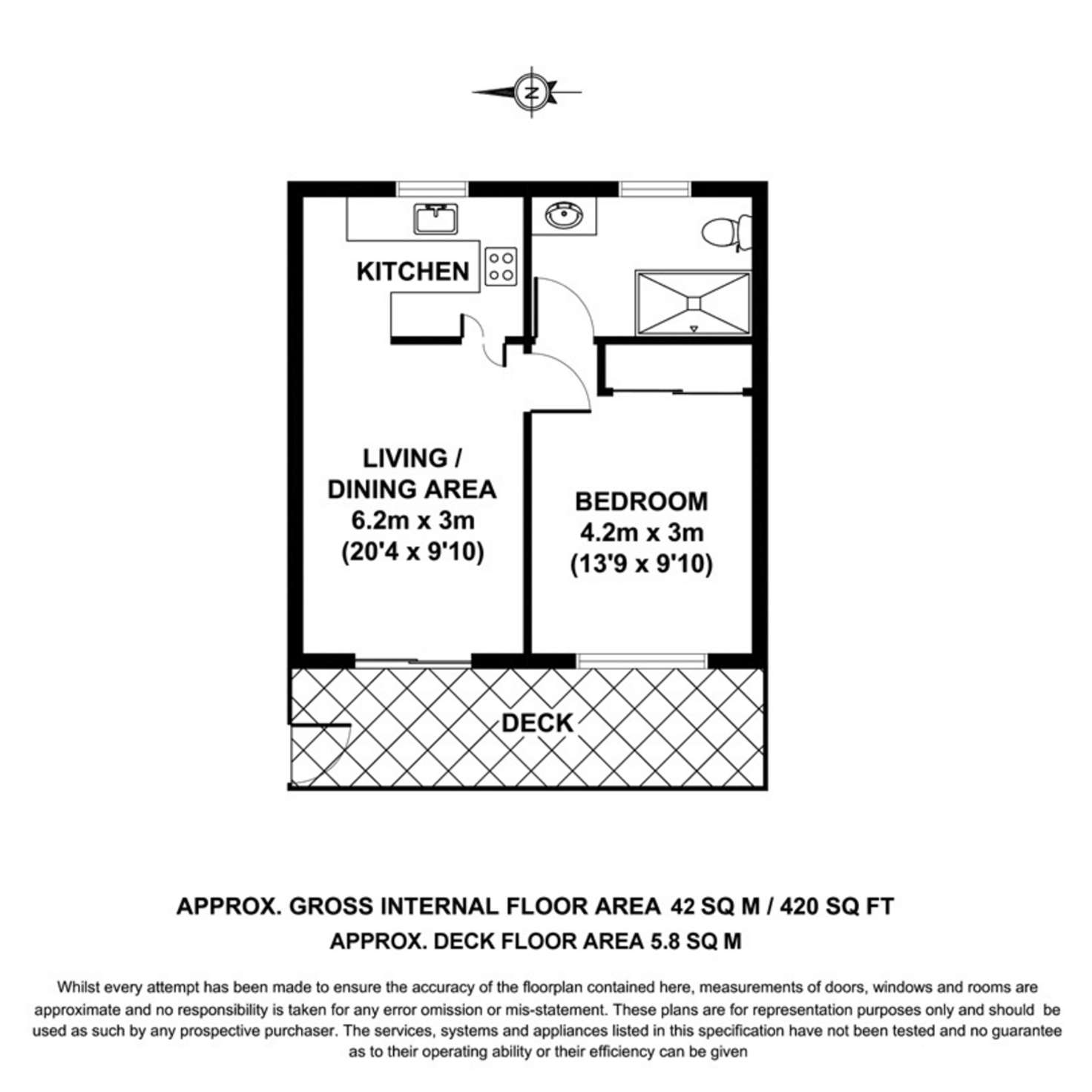 Floorplan of Homely unit listing, 9/43 Victoria Street, Fairfield QLD 4103