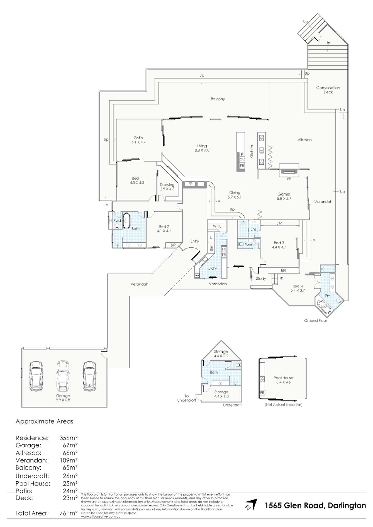 Floorplan of Homely house listing, 1565 Glen Road, Darlington WA 6070