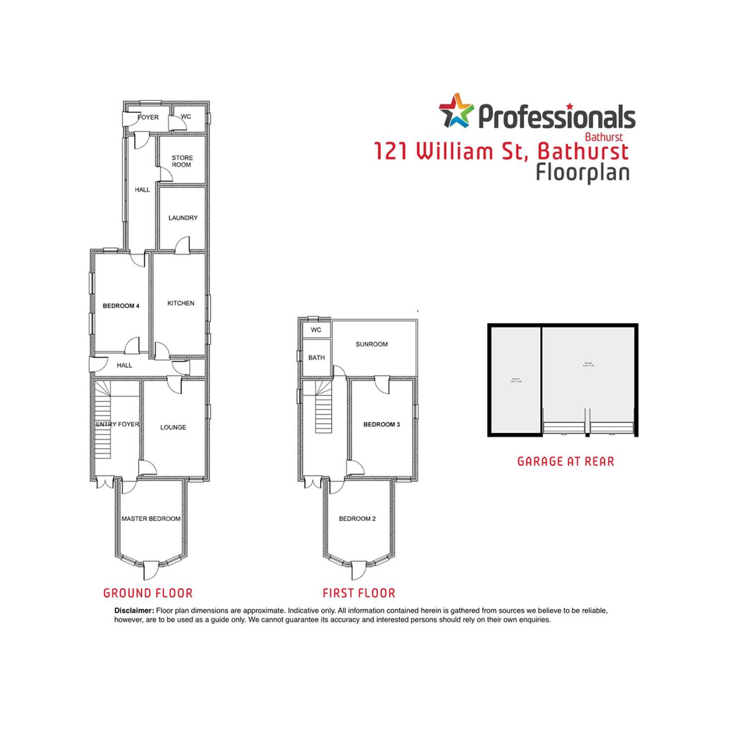 Floorplan of Homely house listing, 121 William Street, Bathurst NSW 2795