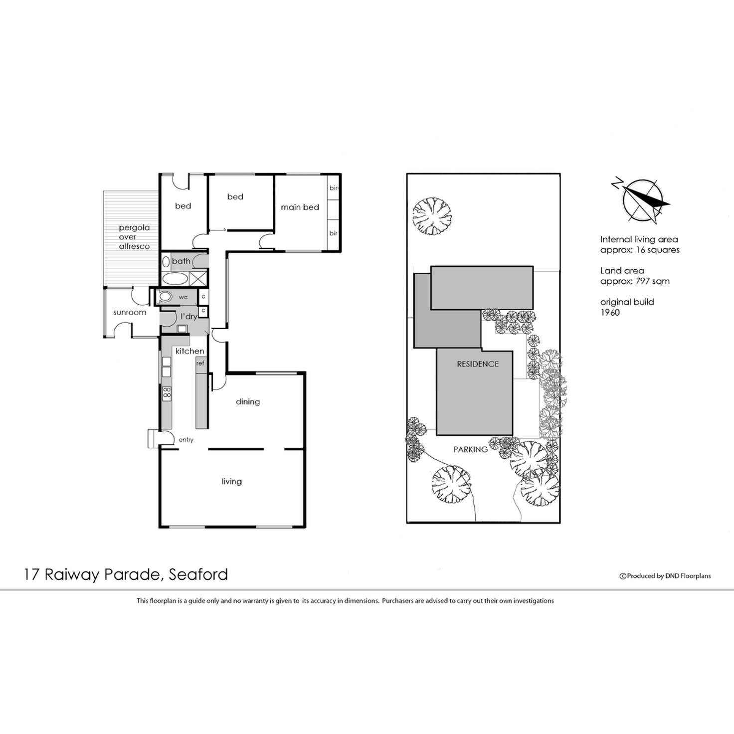 Floorplan of Homely house listing, 17 Railway Parade, Seaford VIC 3198