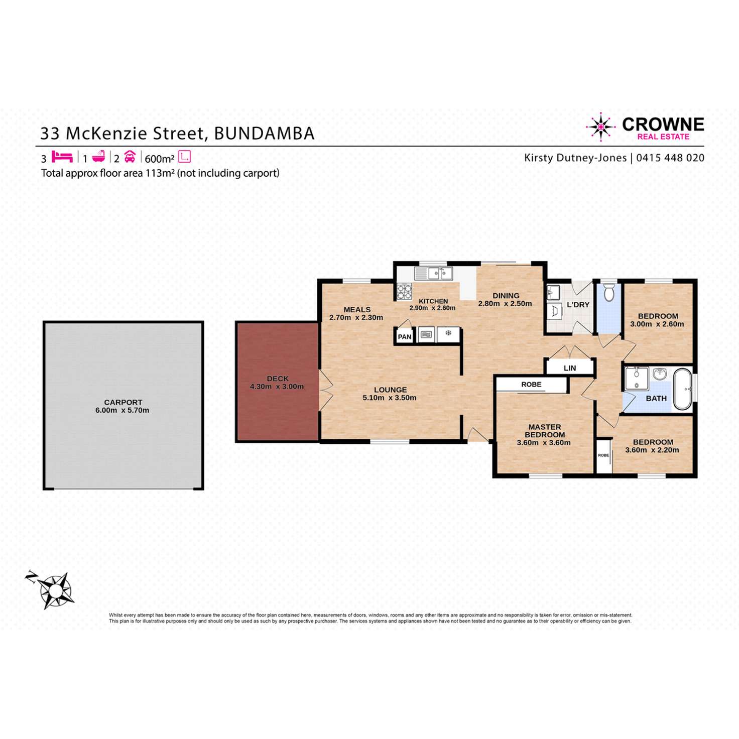 Floorplan of Homely house listing, 33 McKenzie Street, Bundamba QLD 4304