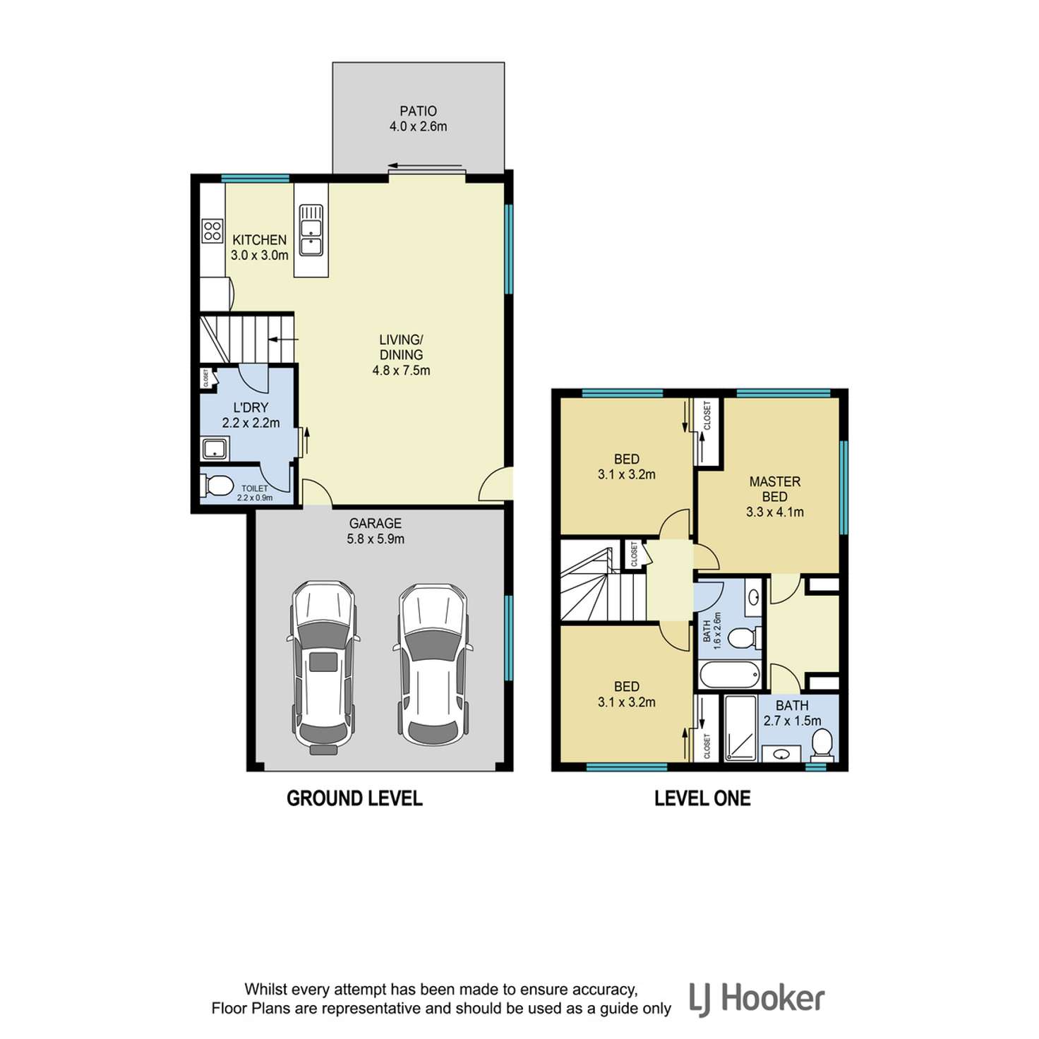 Floorplan of Homely townhouse listing, 5/20 Eminence Lane, Bridgeman Downs QLD 4035