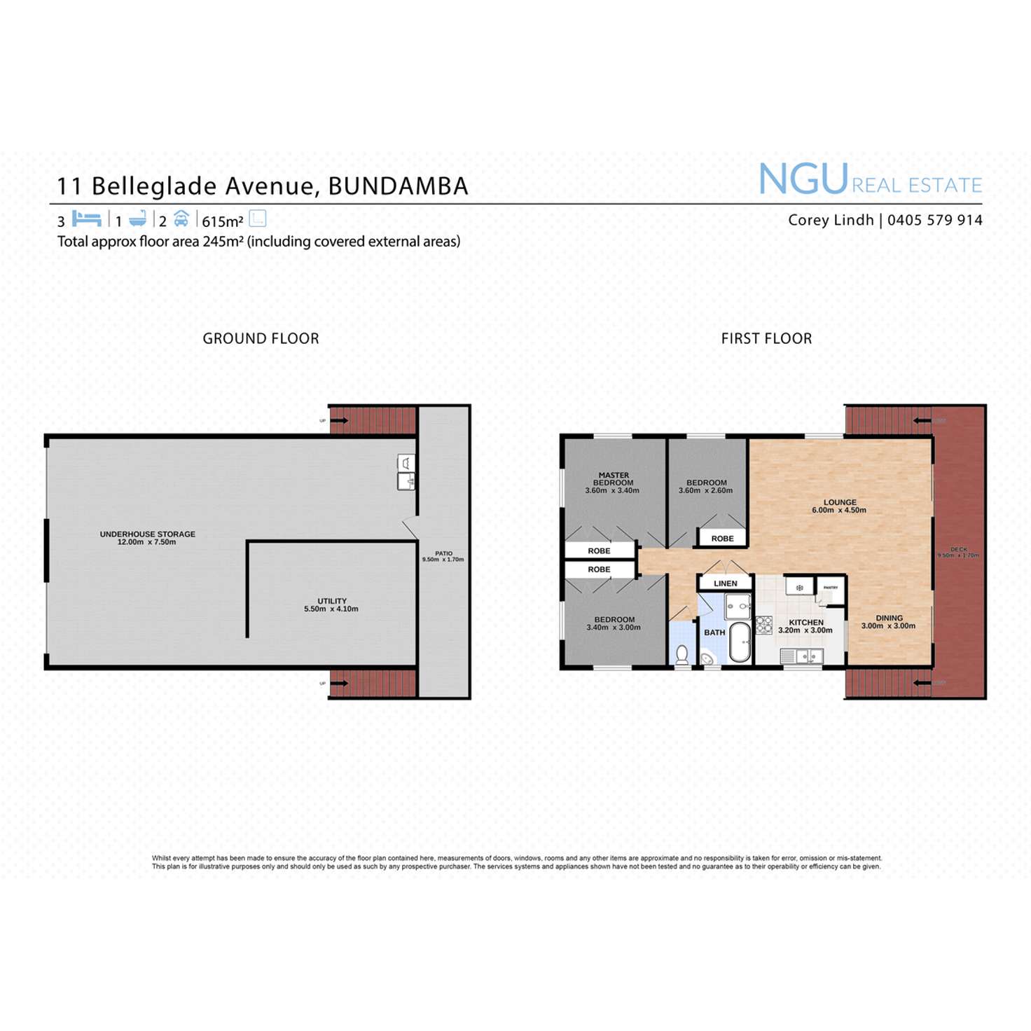 Floorplan of Homely house listing, 11 Belleglade Avenue, Bundamba QLD 4304