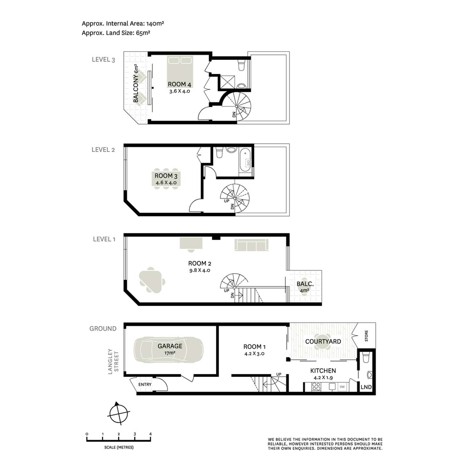 Floorplan of Homely house listing, 46 Langley Street, Darlinghurst NSW 2010